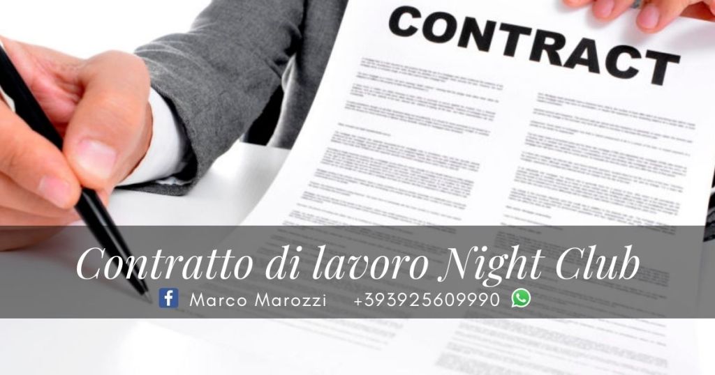 Contratto di lavoro Night Club: tutto ciò che devi sapere